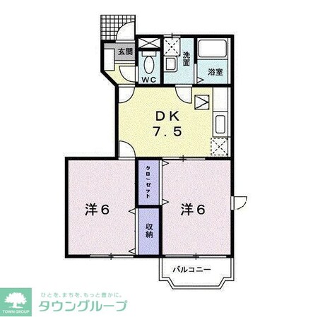 ソルフィ- Eの物件間取画像